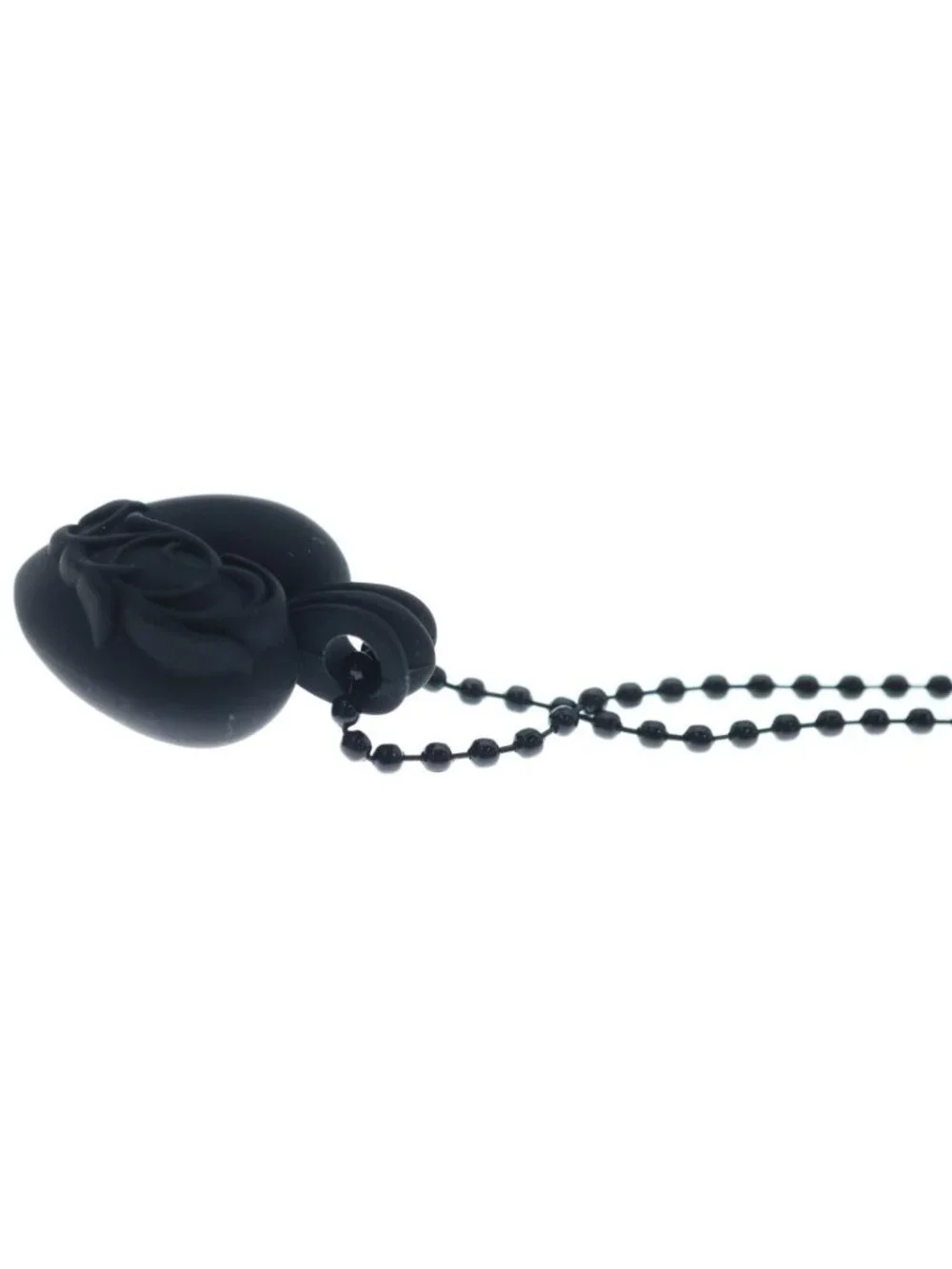 Chrome Hearts Rubber Heart Necklace Silicone